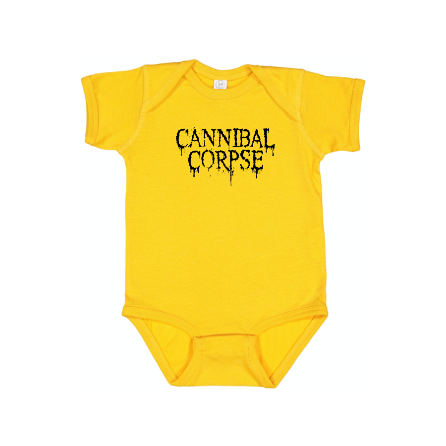 Cannibal Corpse Logo Baby Onesie Romper