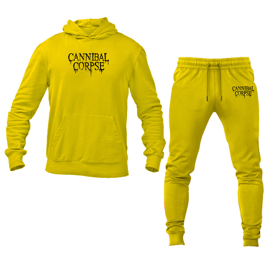 Men's  Cannibal Corpse Logo Hoodie Joggers Set