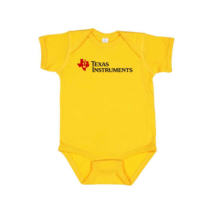 Texas Instruments Logo Baby Onesie Romper