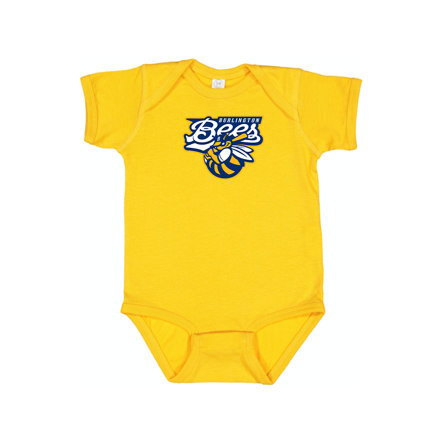 Burlington Bees  Logo Baby Onesie Romper