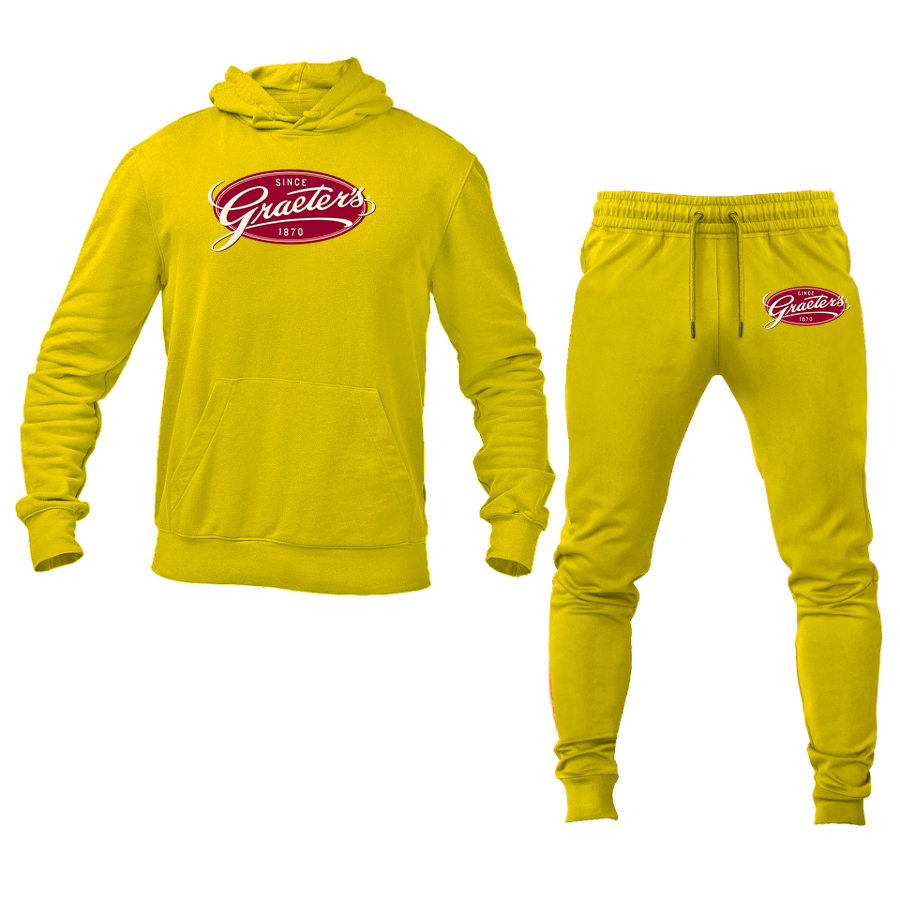 Men's Graeters  Logo Hoodie Joggers Set