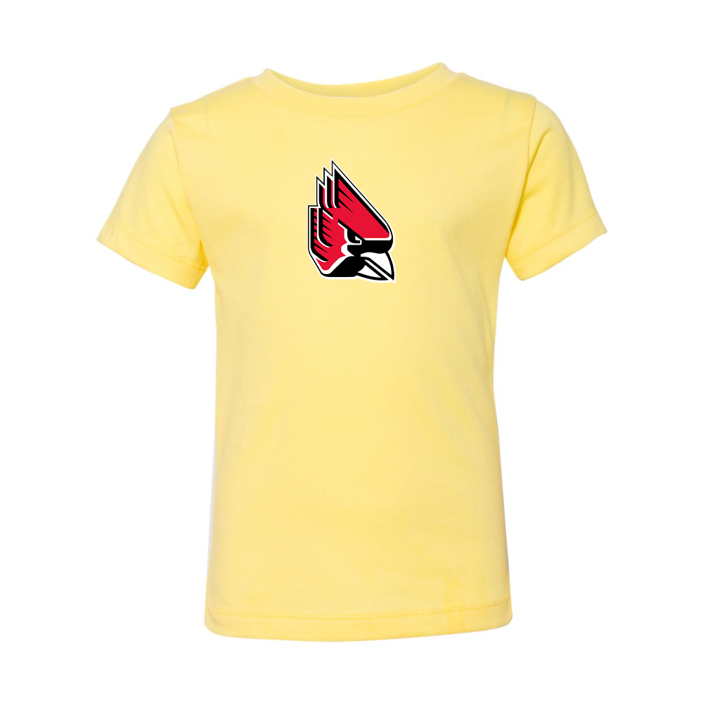 Ball State Cardinals BELLA  CANVAS Toddler Jersey Tee
