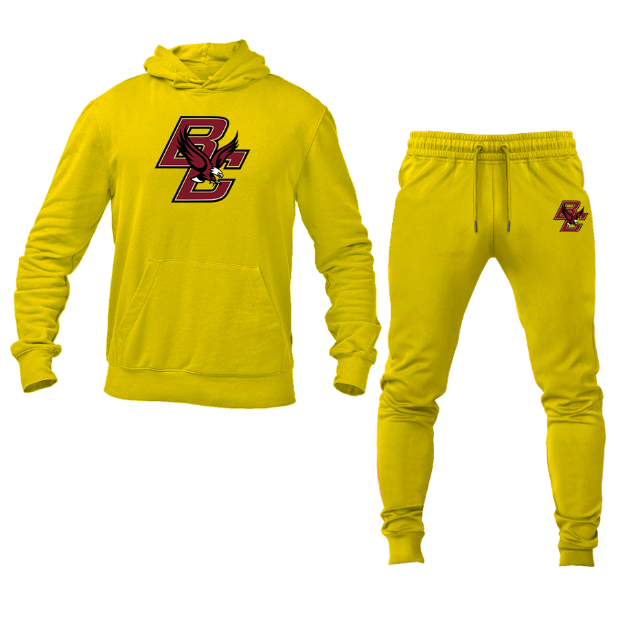 Men's Boston College Eagles  Hoodie Joggers Set