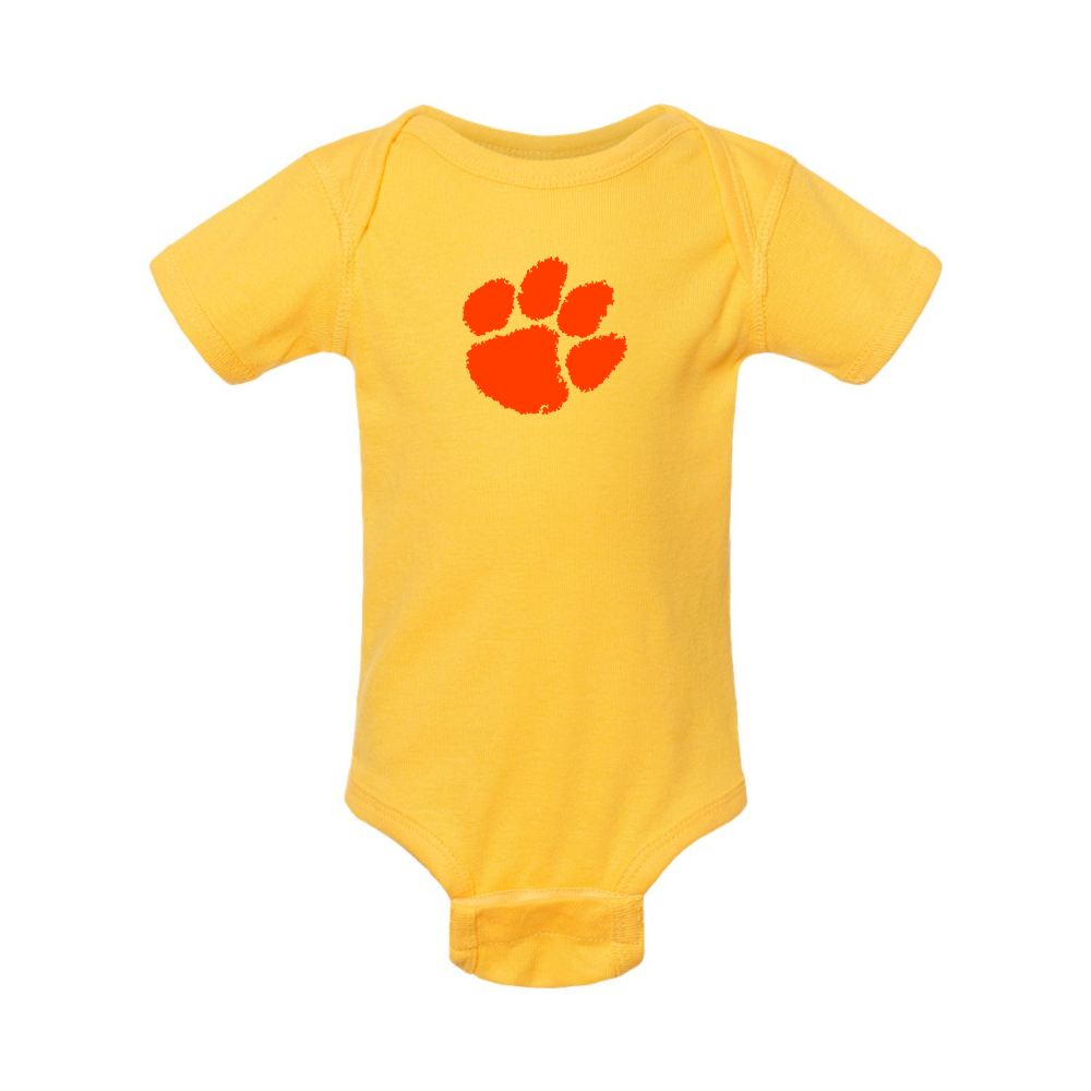 Clemson Tigers  Rabbit Skins Infant Baby Rib Bodysuit