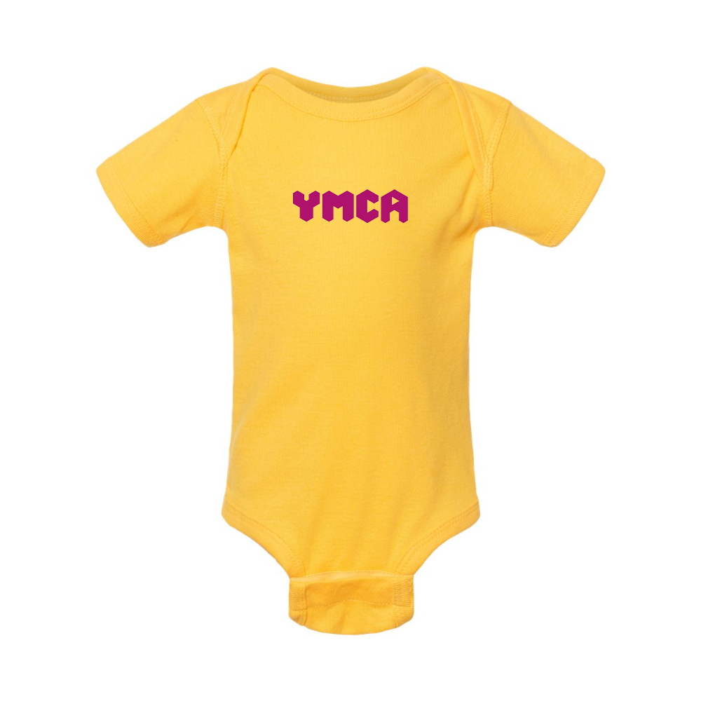 YMCA Mauve Rabbit Skins Infant Baby Rib Bodysuit