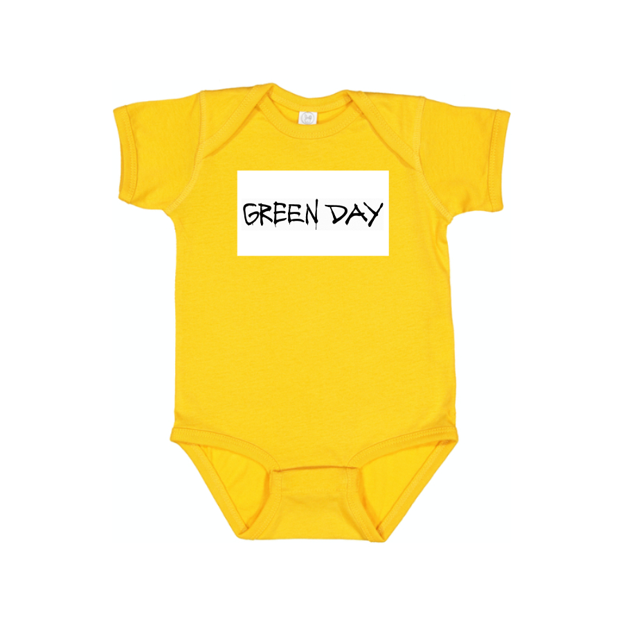 Green Day Logo Baby Onesie Romper