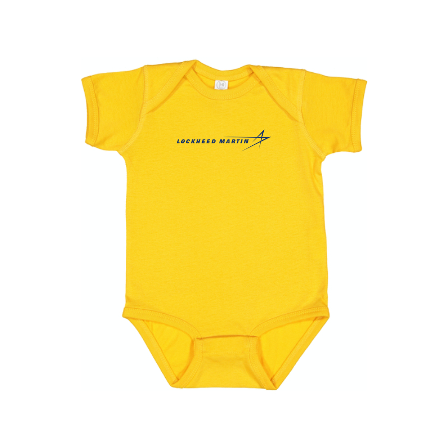 LinLockheed Martin  Logo  Baby Onesie Romper