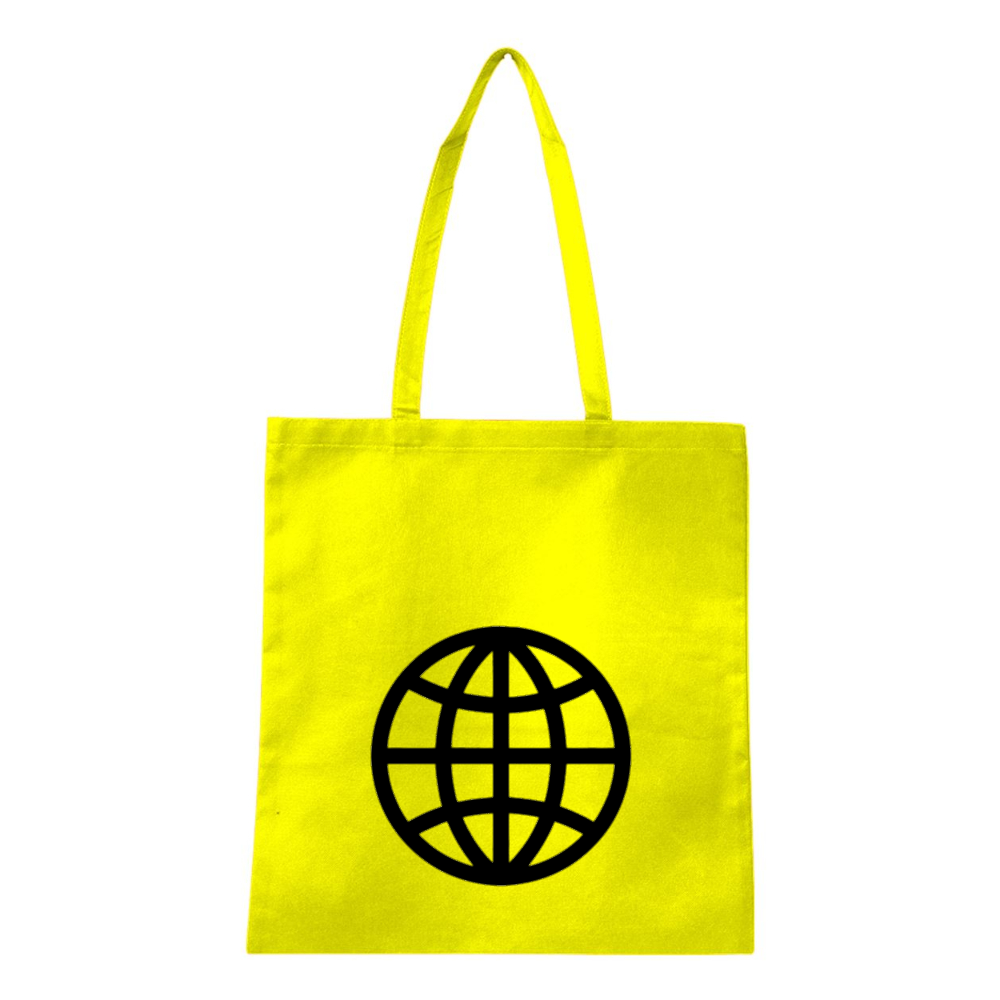 Internet Globe  Q-Tees Non-Woven  Tote