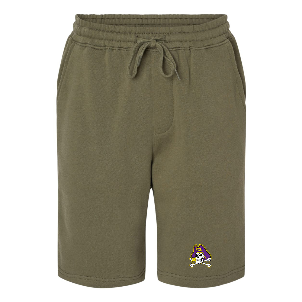 Men's  East Carolina Pirates Independent Trading Co Midweight Fleece Short