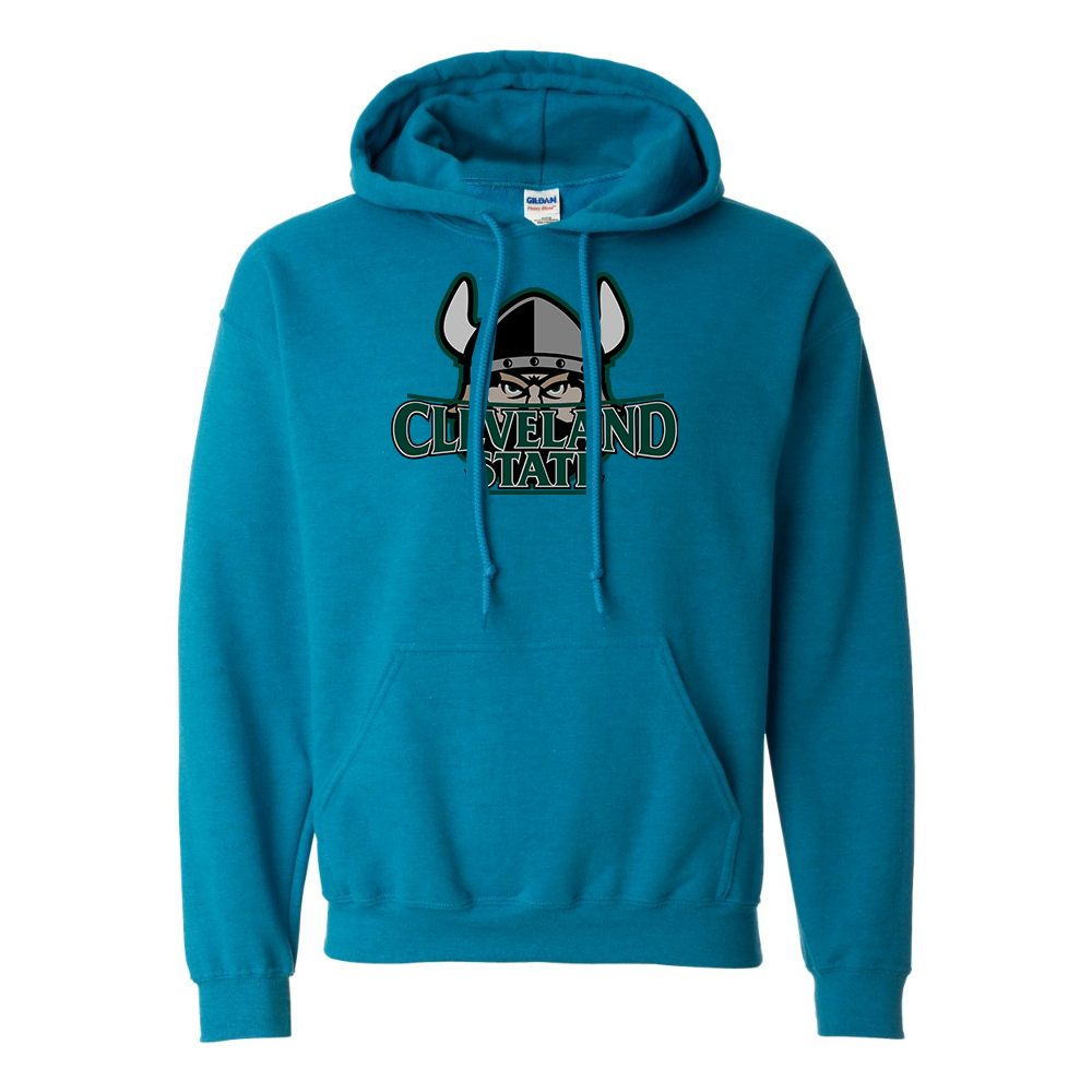 Men's Cleveland State Vikings  Gildan  Heavy Blend Hooded Sweatshirt