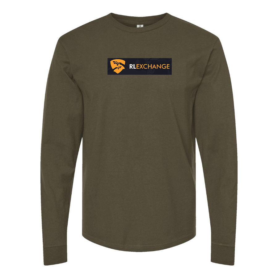 Men's RL Exchange Logo Cotton Long Sleeve T-Shirt