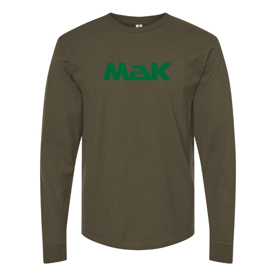 Men's Maschinenbau Kiel Logo Cotton Long Sleeve T-Shirt