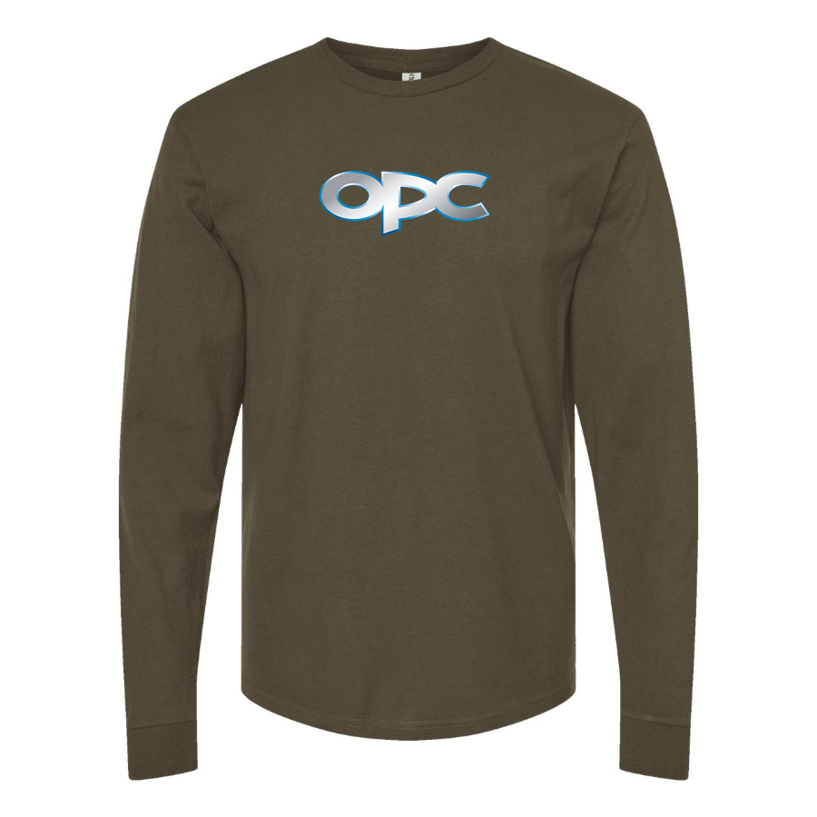 Men's Opel Performance Center Logo Cotton Long Sleeve T-Shirt