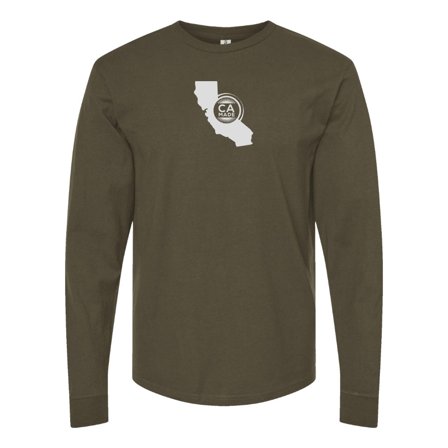 Men's California Made Logo Cotton Long Sleeve T-Shirt