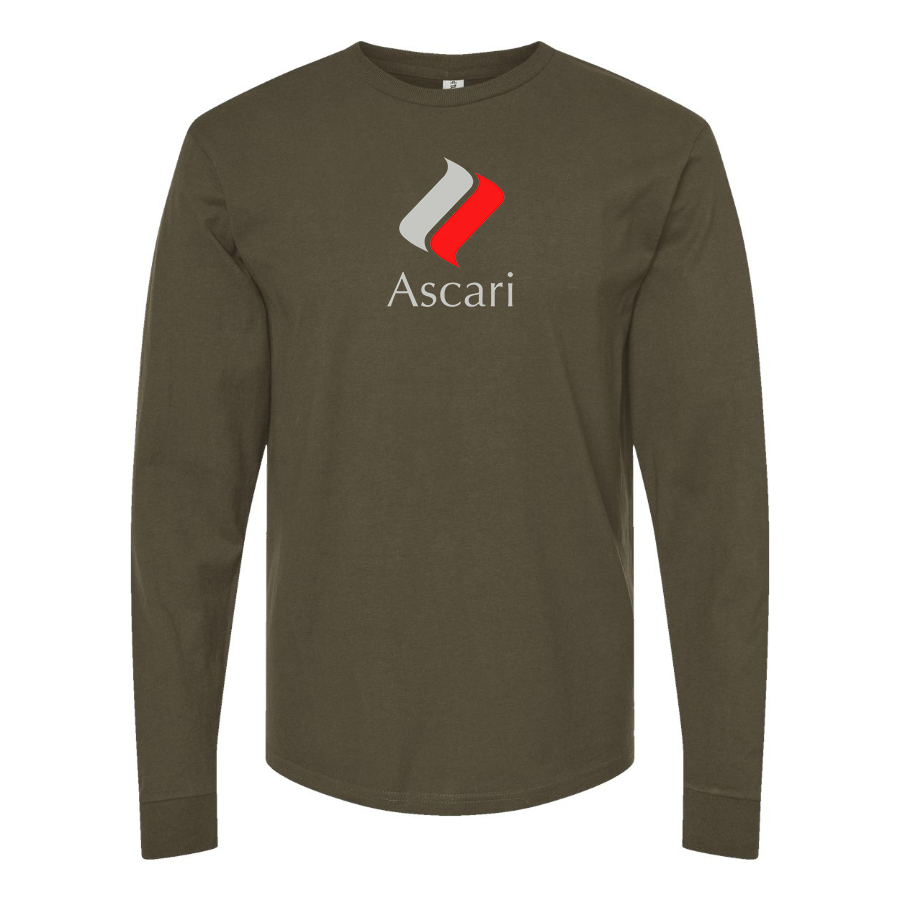 Men's Ascari Logo Cotton Long Sleeve T-Shirt