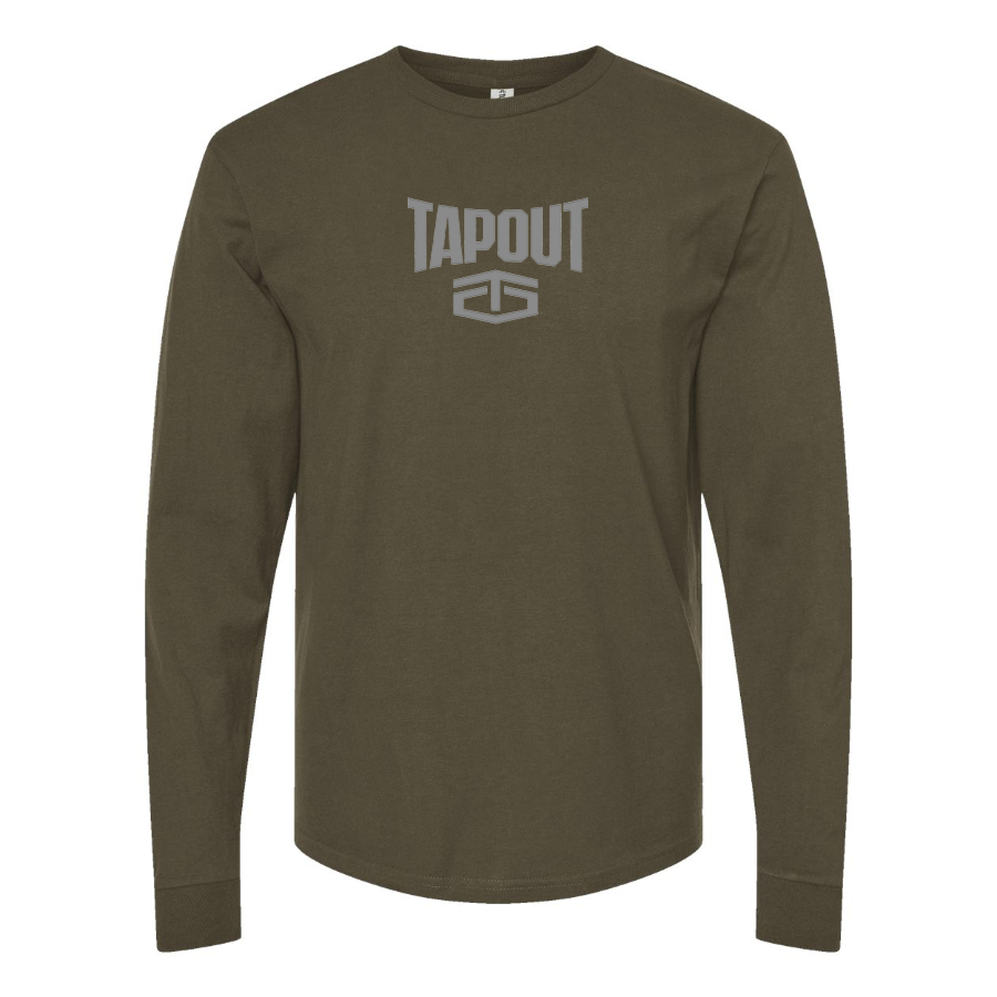 Men's Tapout Logo Cotton Long Sleeve T-Shirt