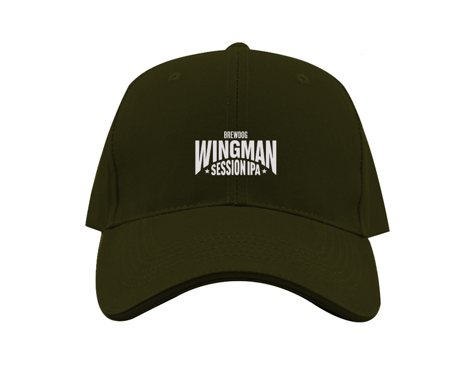 Wingman Logo  Dad Baseball Cap Hat