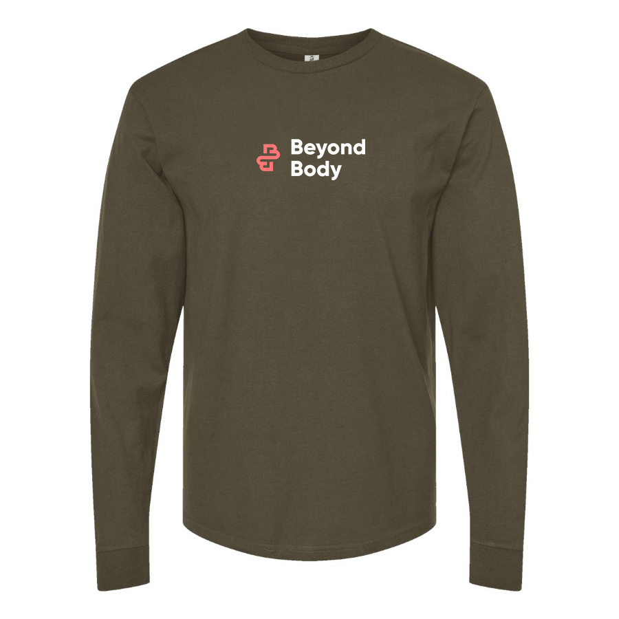 Men's Byond Body Logo Cotton Long Sleeve T-Shirt