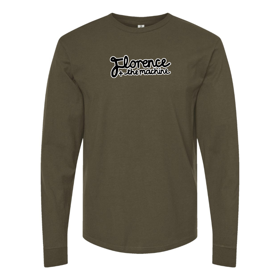 Men's Florence and the Machine Logo Cotton Long Sleeve T-Shirt