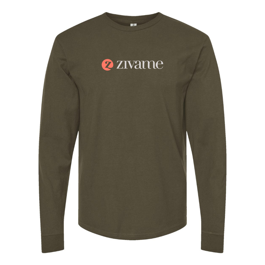 Men's Zivame Logo Cotton Long Sleeve T-Shirt