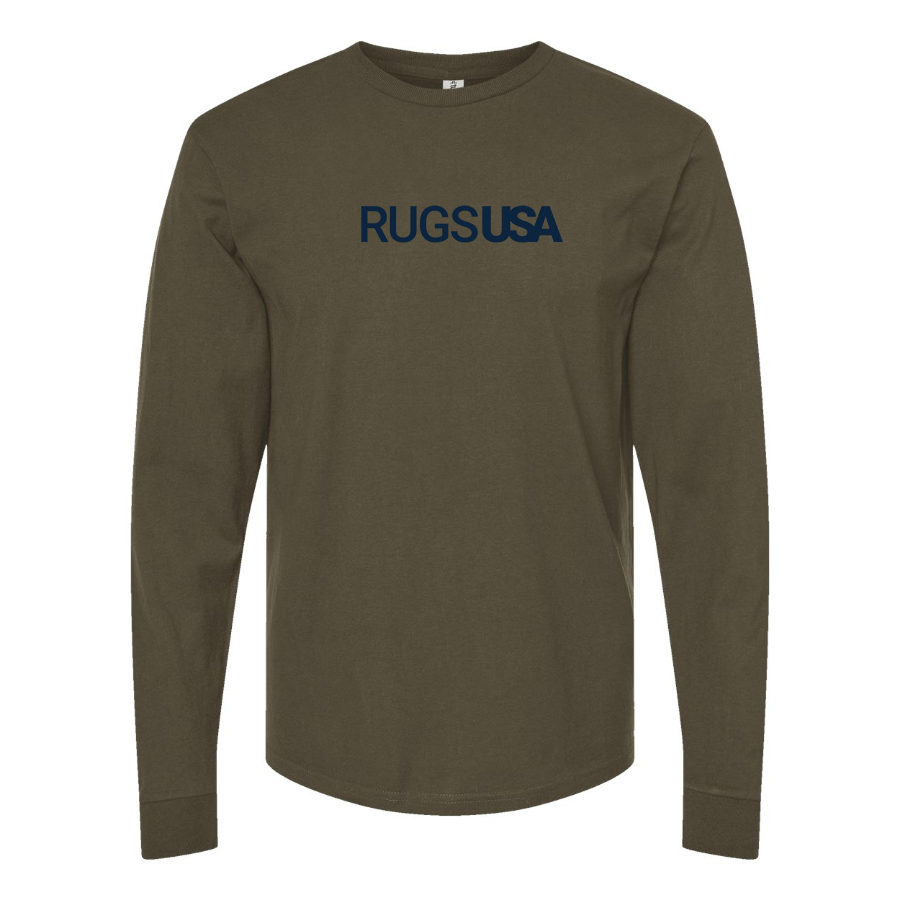 Men's RugsUSA Logo Cotton Long Sleeve T-Shirt