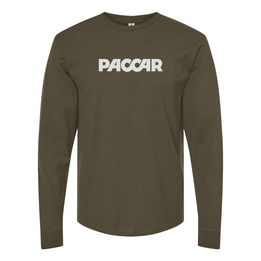 Men's Paccar Logo Cotton Long Sleeve T-Shirt