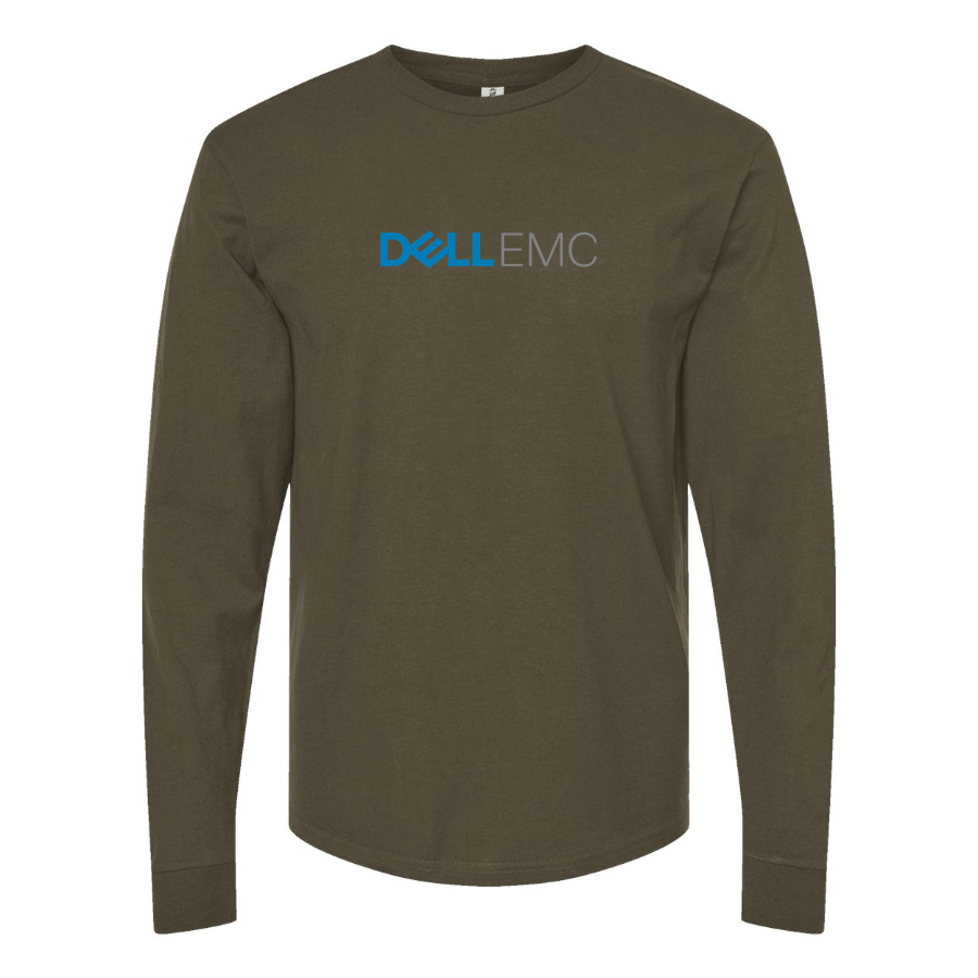 Men's EMC Logo Cotton Long Sleeve T-Shirt