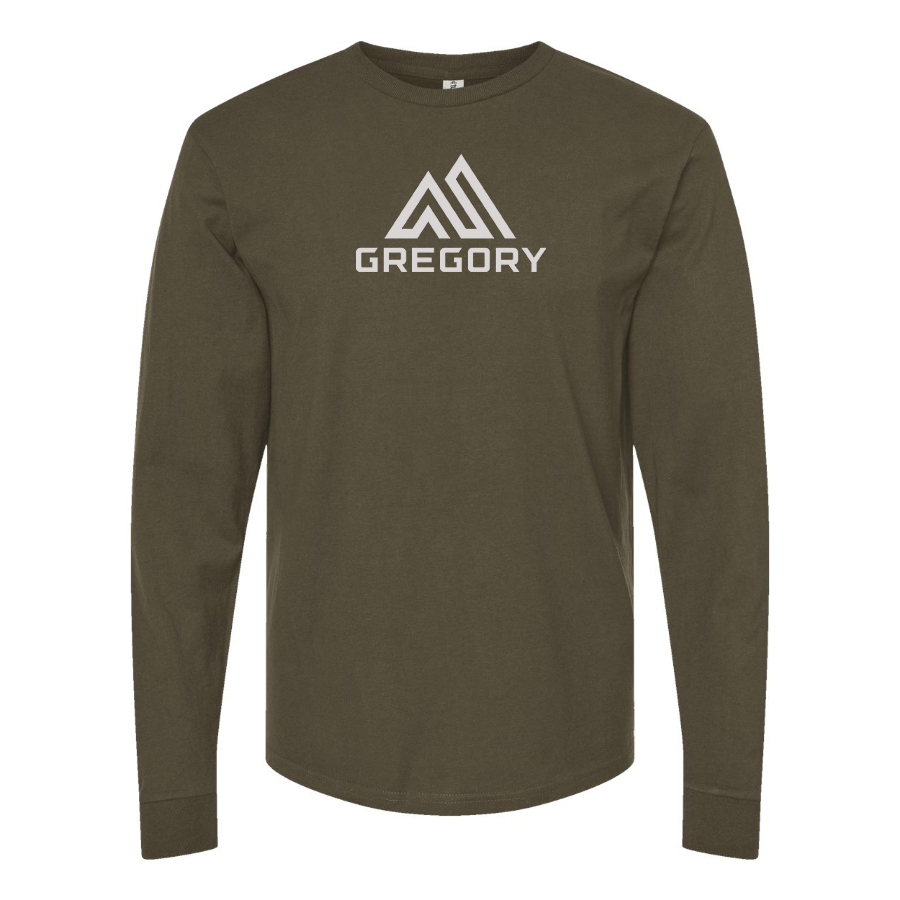 Men's Gregory Logo Cotton Long Sleeve T-Shirt