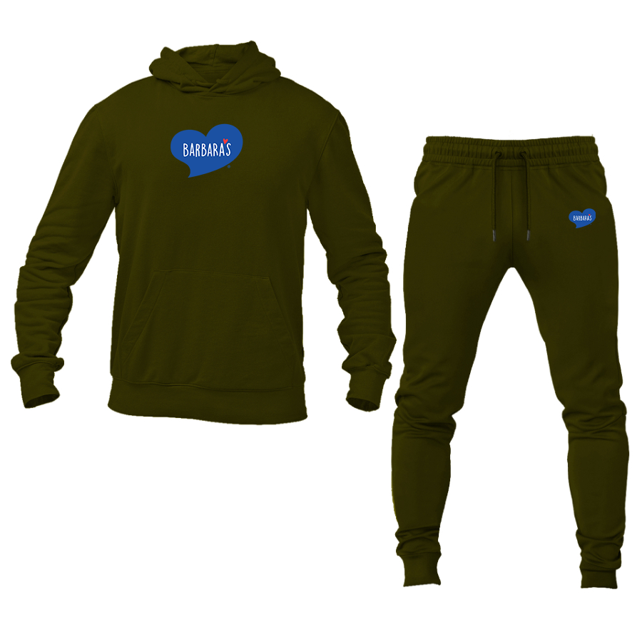 Men's Barbaras Logo Hoodie Joggers Set
