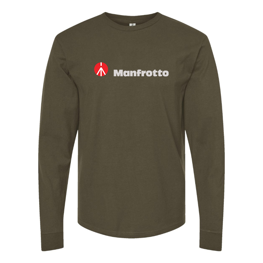 Men's Manfrotto Logo Cotton Long Sleeve T-Shirt
