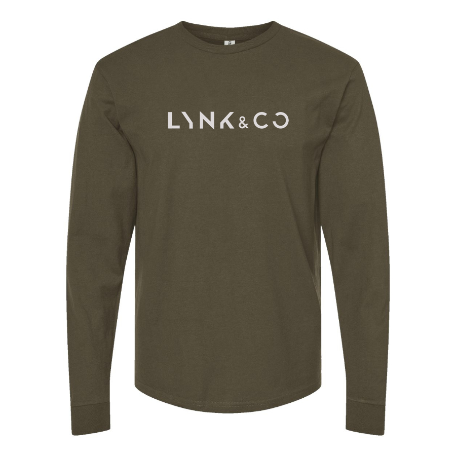 Men's Lynk Co Logo Cotton Long Sleeve T-Shirt
