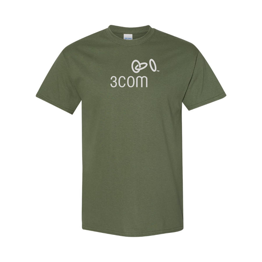 Men's 3Com Logo Cotton T-Shirt