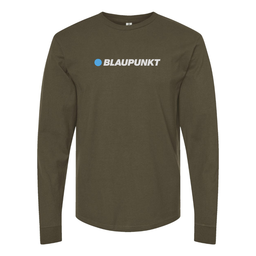 Men's Blaupunkt Logo Cotton Long Sleeve T-Shirt
