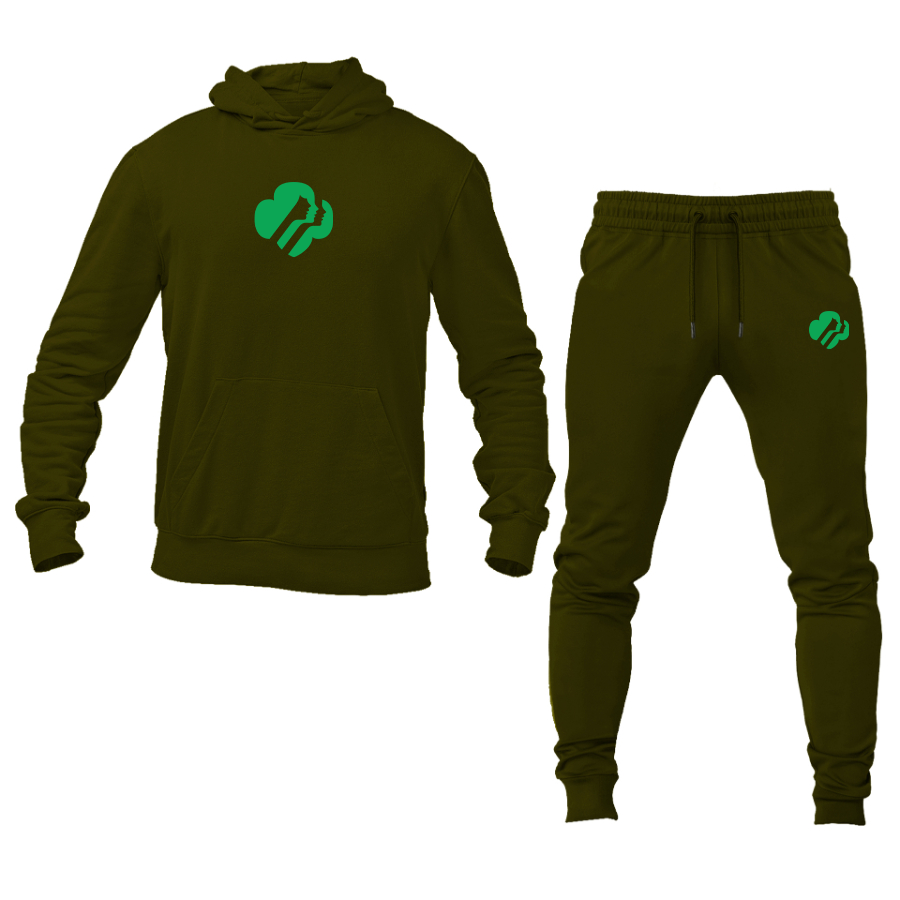 Men's Girl Scouts Logo Hoodie Joggers Set