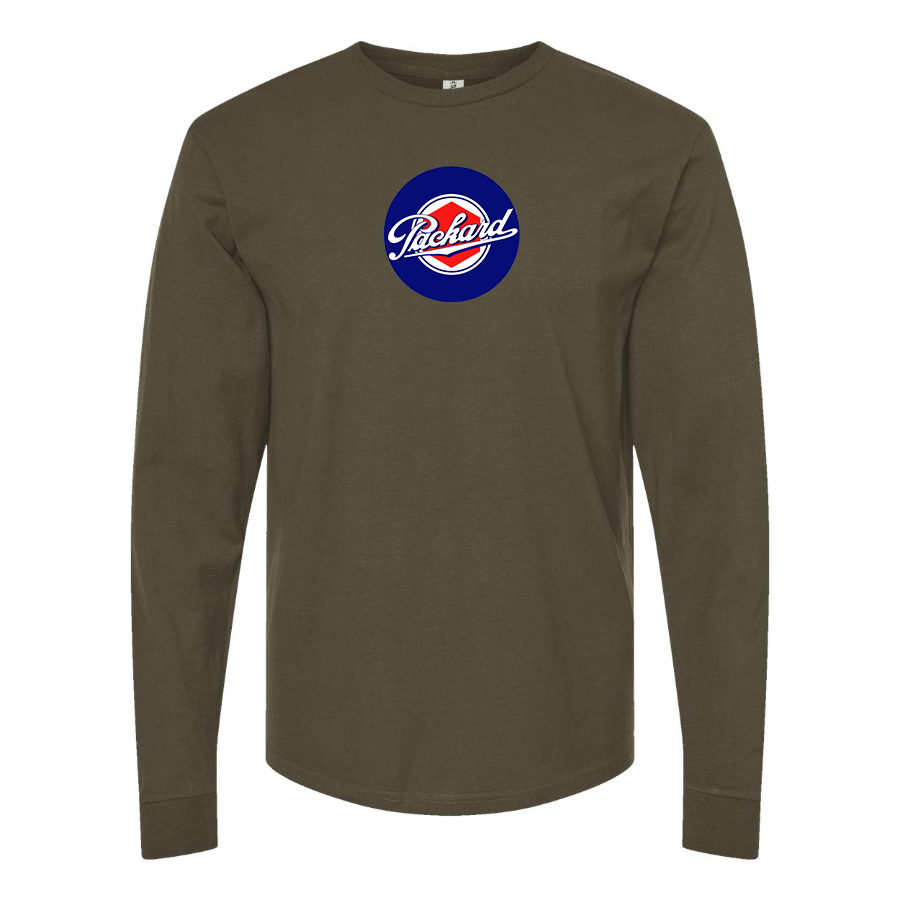 Men's Packard Logo Cotton Long Sleeve T-Shirt