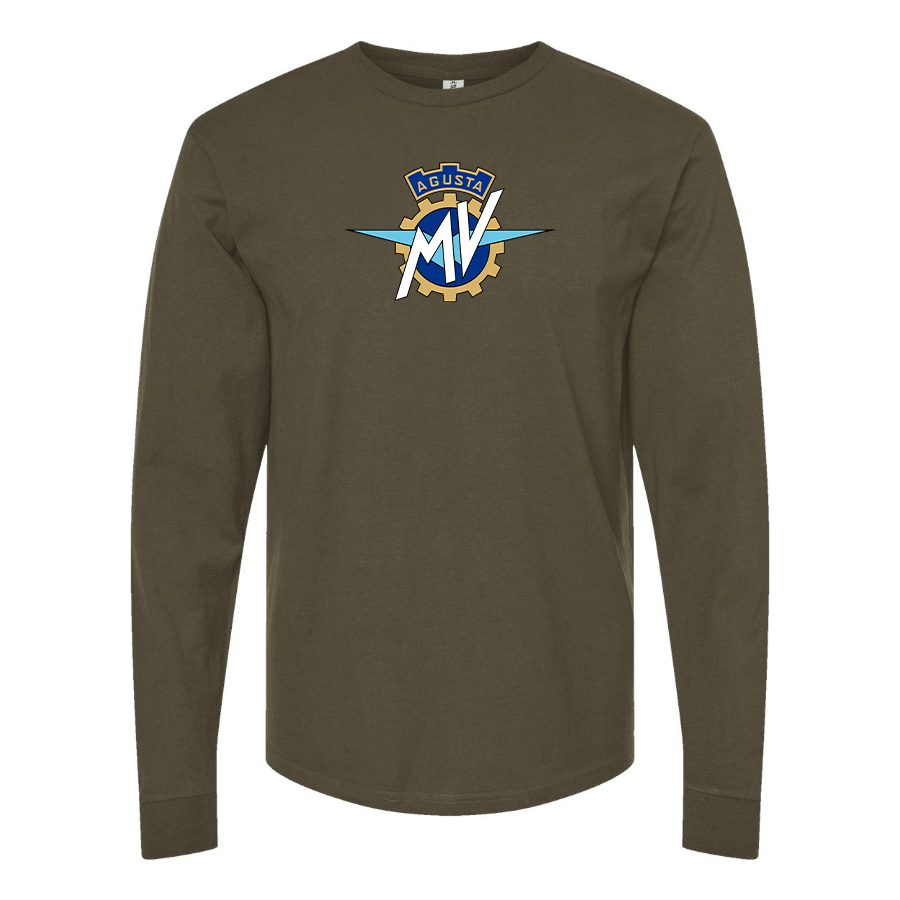 Men's MV Agusta Logo Cotton Long Sleeve T-Shirt