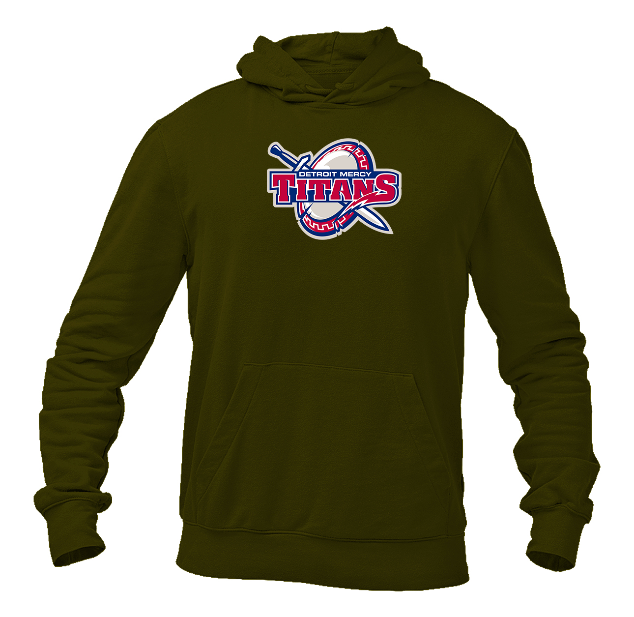 Men's Detroit Titans  Heavy Blend Hooded Sweatshirt