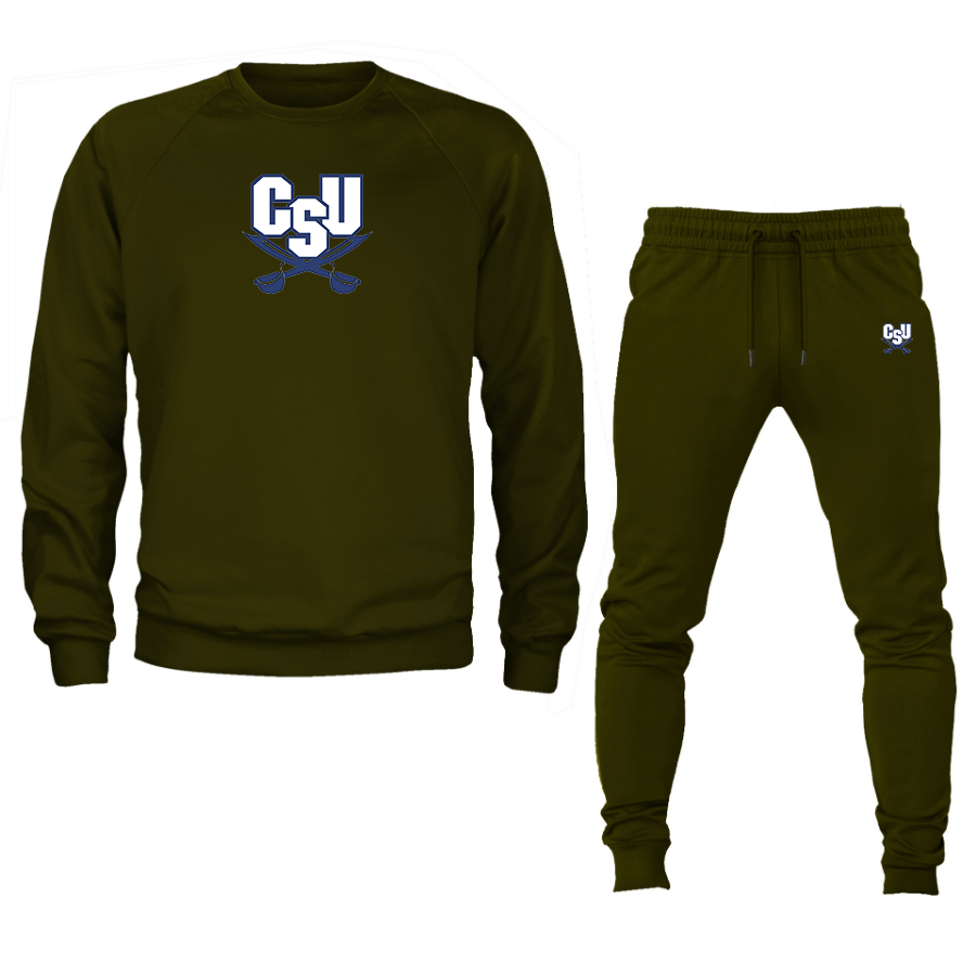 Men's  CSU Buccaneers   Crewneck Sweatshirt Joggers Suit