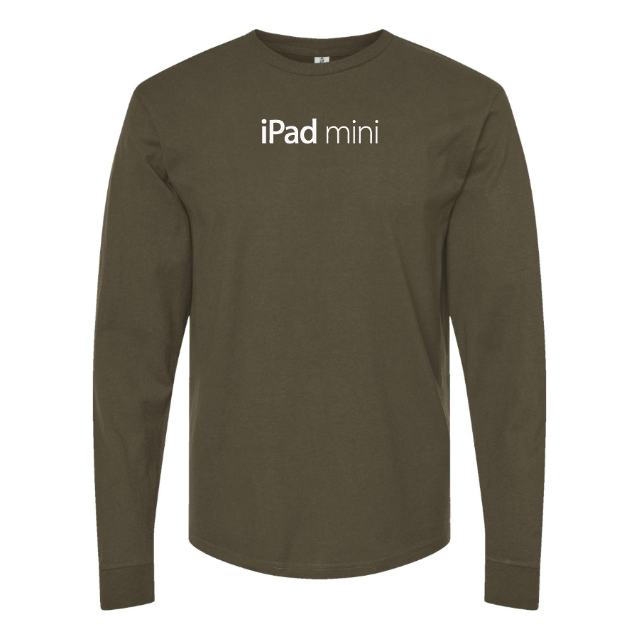 Men's iPad Mini Logo  Cotton Long Sleeve T-Shirt