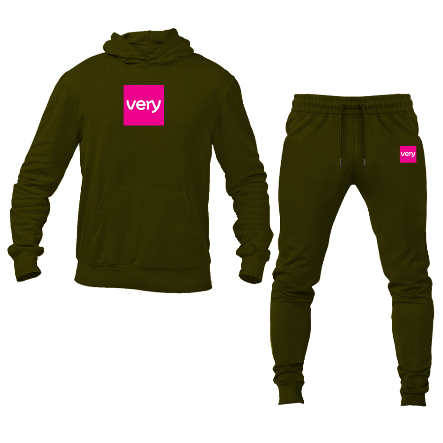 Men's Very  Logo Hoodie Joggers Set