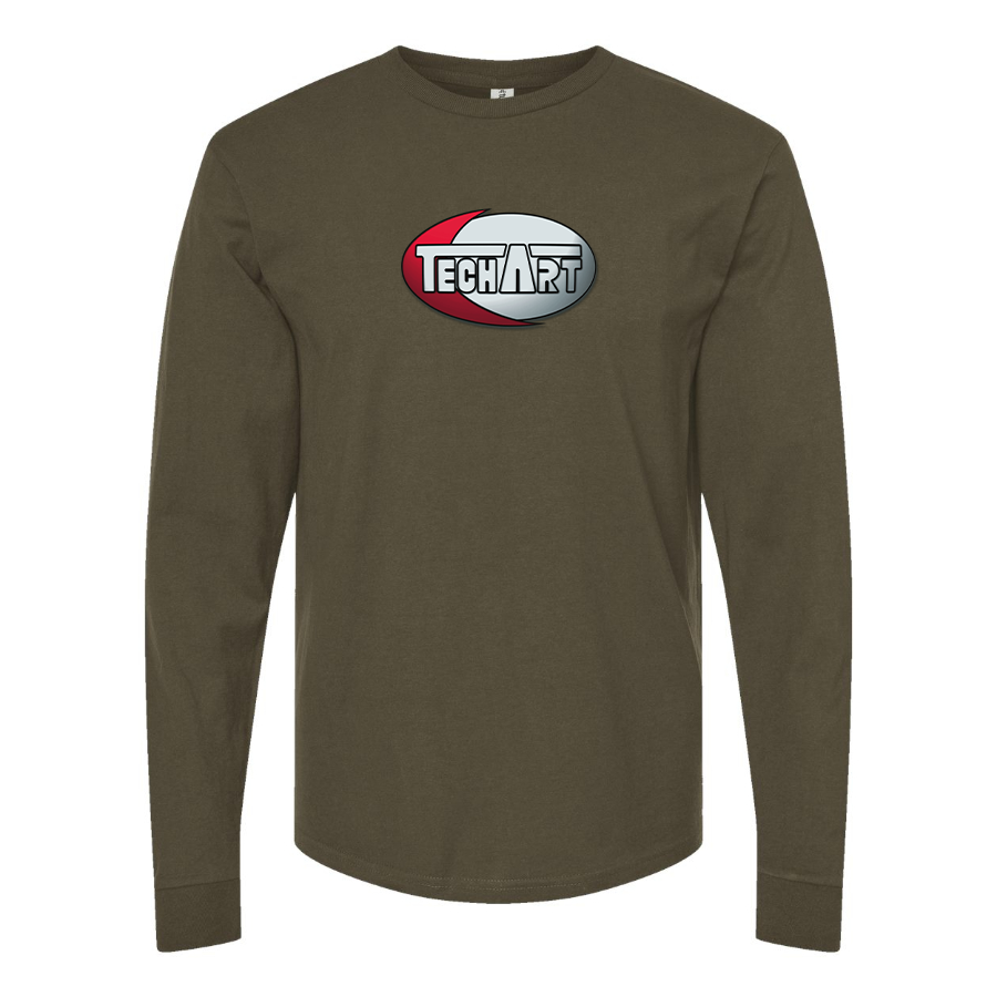 Men's TechArt Logo Cotton Long Sleeve T-Shirt