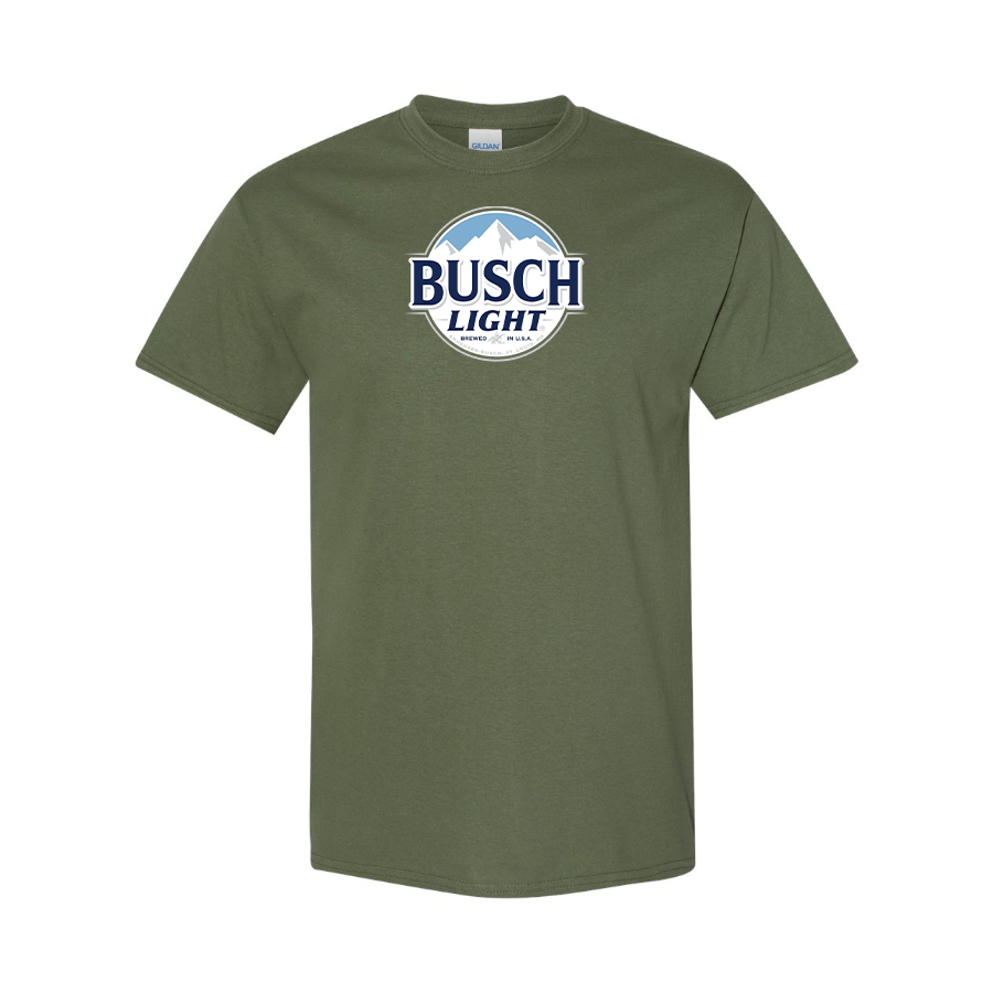 Men's Busch Light Logo Cotton T-Shirt