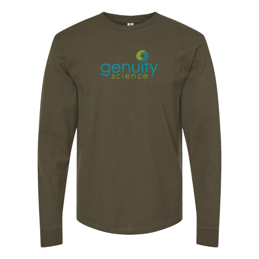 Men's Genuity Science  Logo Cotton Long Sleeve T-Shirt