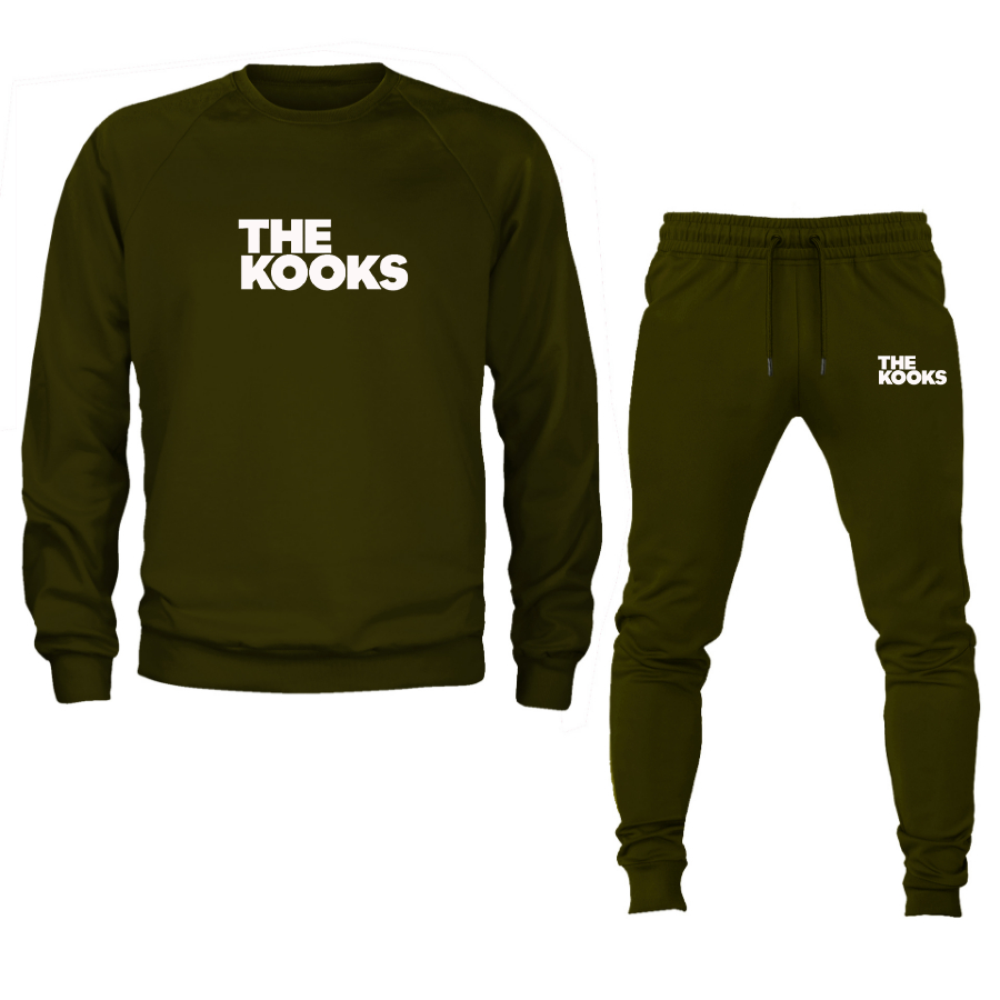 Men's The Kooks  Crewneck Sweatshirt Joggers Suit