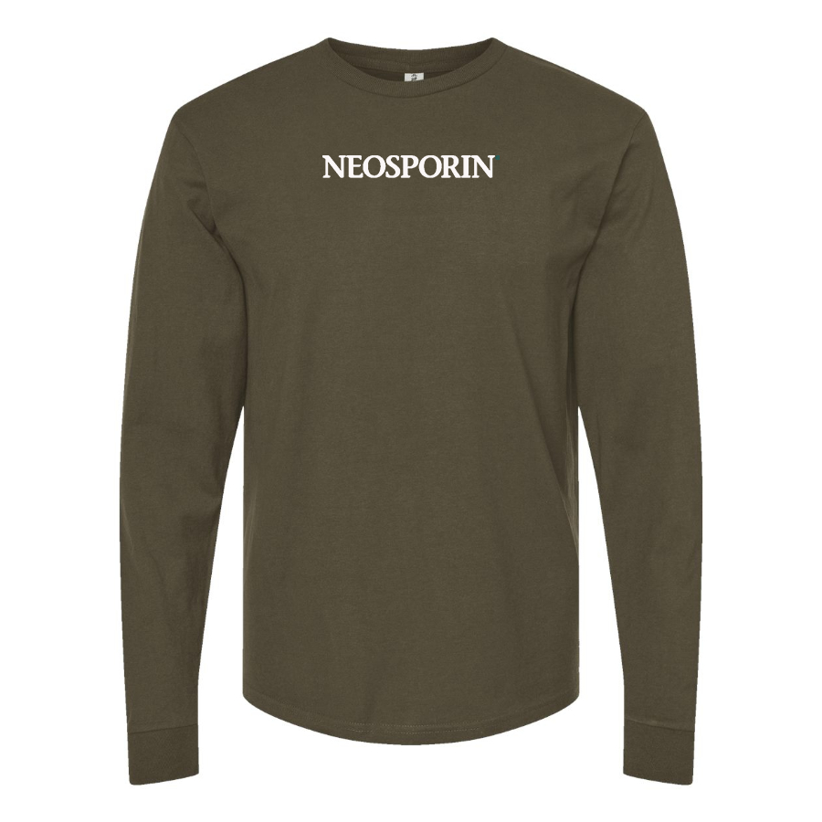 Men's Neosporin Logo Cotton Long Sleeve T-Shirt