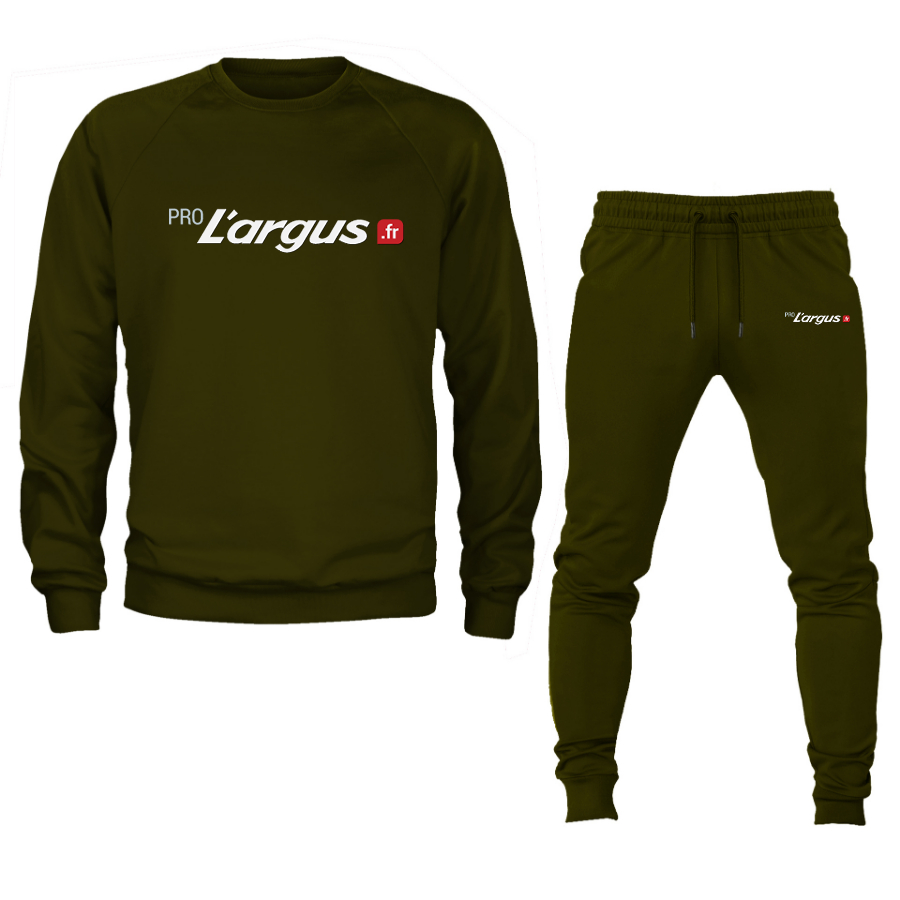 Men's  Pro Largus   Crewneck Sweatshirt Joggers Suit