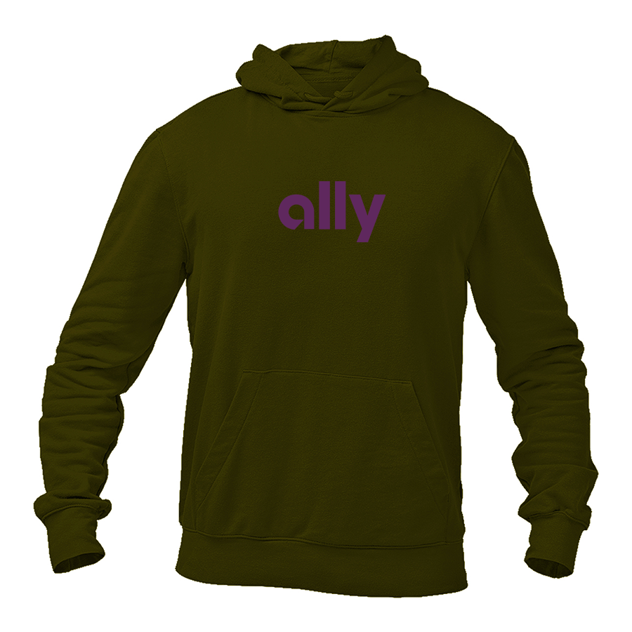Men's Ally Financial Logo   Pullover Hoodie
