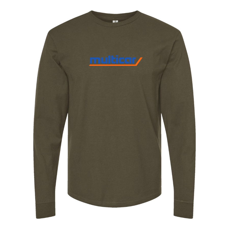 Men's Multicar  Logo Cotton Long Sleeve T-Shirt