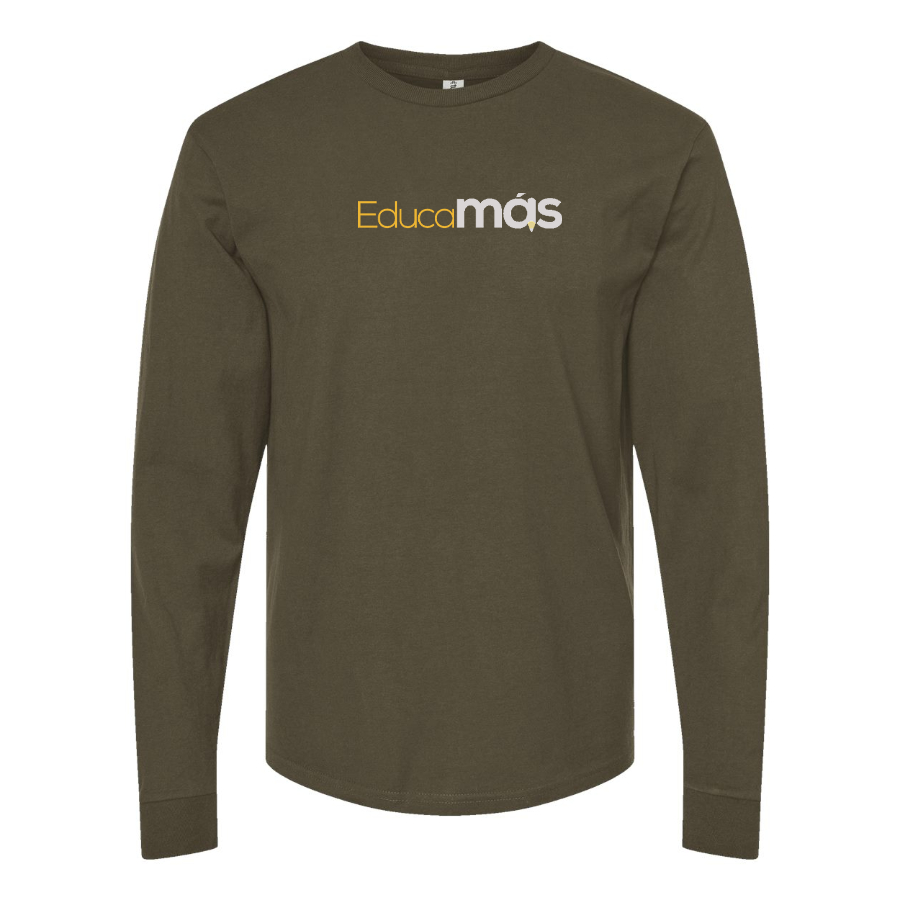 Men's EducaMAS Logo Cotton Long Sleeve T-Shirt