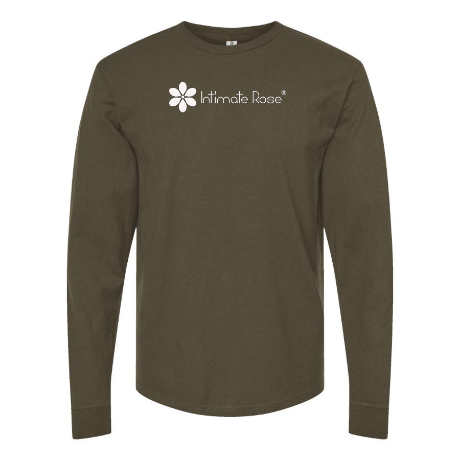 Men's Intimate Rose   Logo  Cotton Long Sleeve T-Shirt